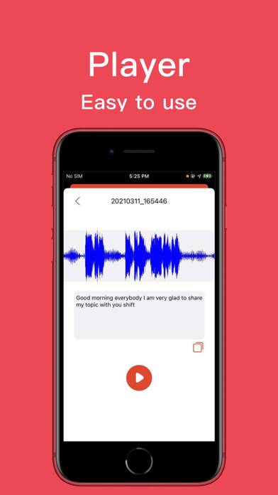 Voice Recorder for iPhone App App screenshot #2