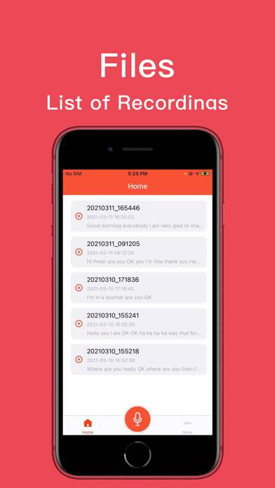Voice Recorder for iPhone App App-Screenshot #3