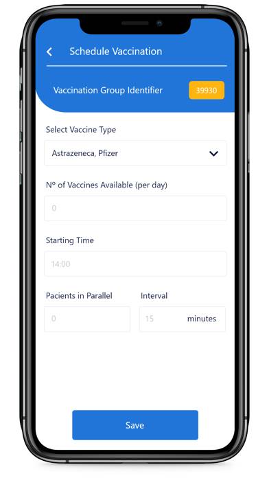 Impf-Finder App-Screenshot