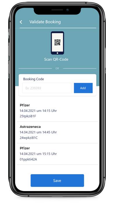 Impf-Finder App-Screenshot