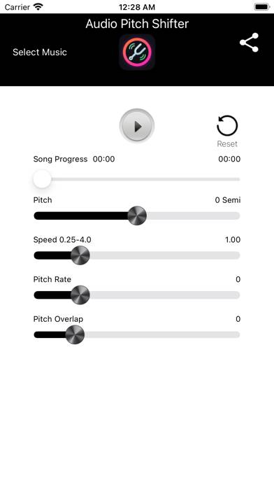 Audio Pitch Shifter Captura de pantalla de la aplicación #2