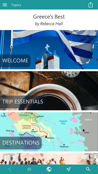 Greece’s Best: Travel Guide App-Screenshot #1