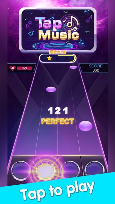 Tap Music: Pop Music Game App screenshot #1