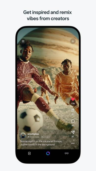 Meta AI Captura de pantalla de la aplicación