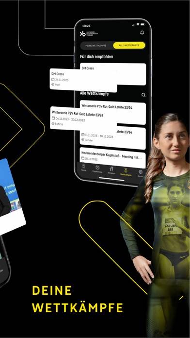 DLV TrueAthletes App-Screenshot