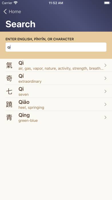 Chinese Medical Characters App-Screenshot #3