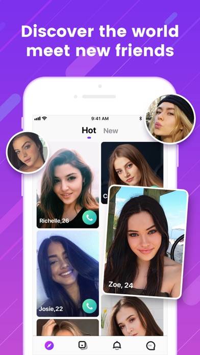 Ujoi:Live Video Chat&Call,Meet Captura de pantalla de la aplicación #1