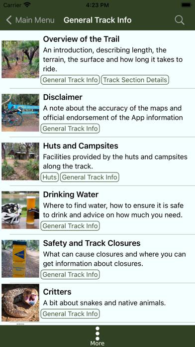 Munda Biddi Trail Guide App screenshot #2