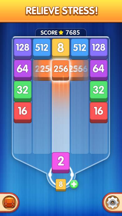 Number Tiles Puzzle Schermata dell'app #2