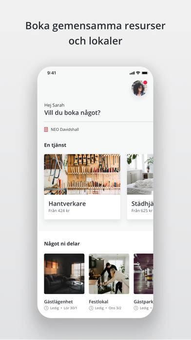 Riksbyggen Mitt Boende App skärmdump