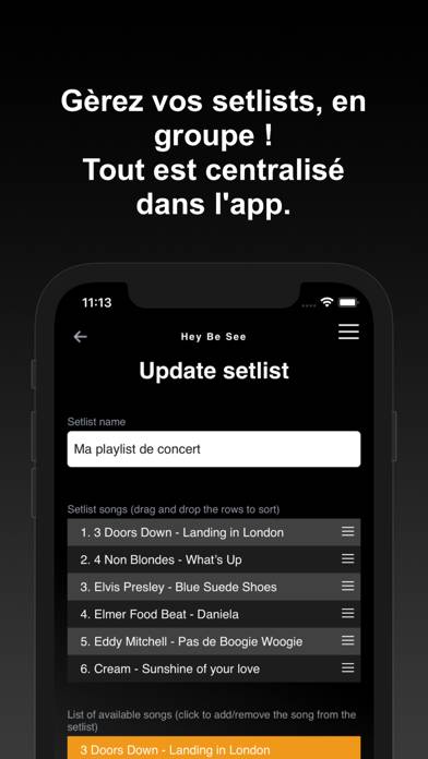 Setlist Live App screenshot #3