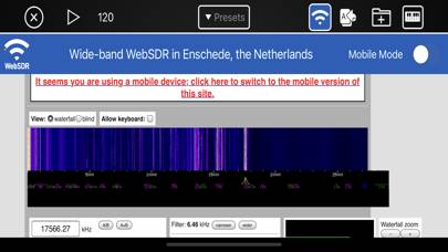WebSDR Schermata dell'app #3