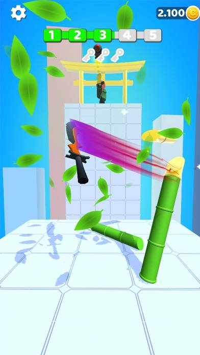 Sword Play! Ninja Slice Runner Schermata dell'app #1
