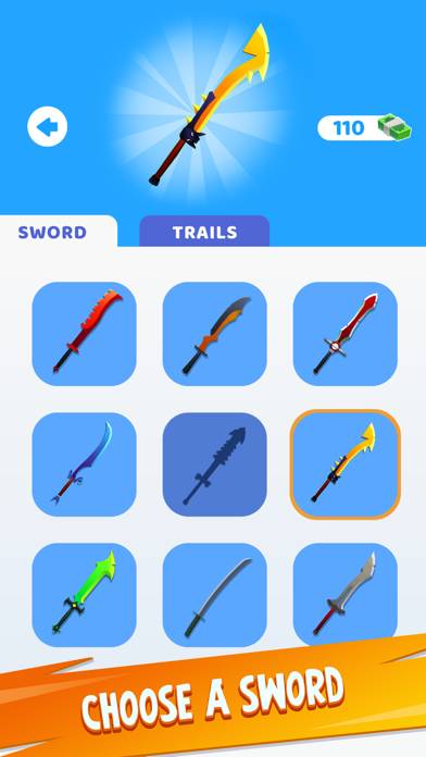 Sword Play! Ninja Slice Runner Schermata dell'app #4