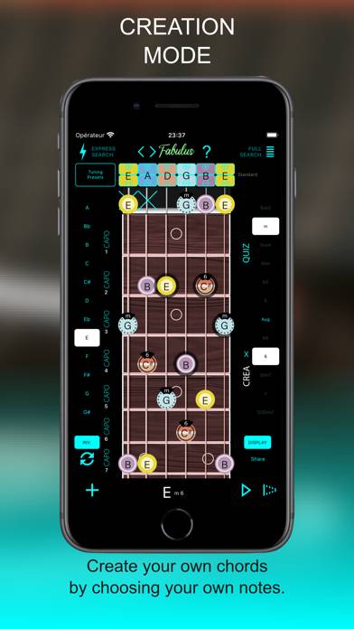 FABULUS Reverse chord finder Schermata dell'app #3