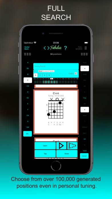 FABULUS Reverse chord finder Schermata dell'app #4