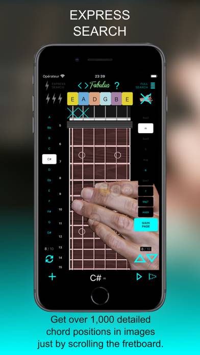 FABULUS Reverse chord finder Uygulama ekran görüntüsü #5
