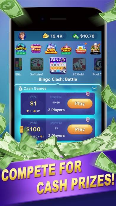 Bingo Clash: Battle App screenshot #2