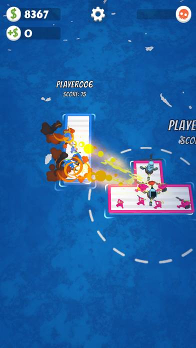War of Rafts: Sea Battle Game Schermata dell'app #1
