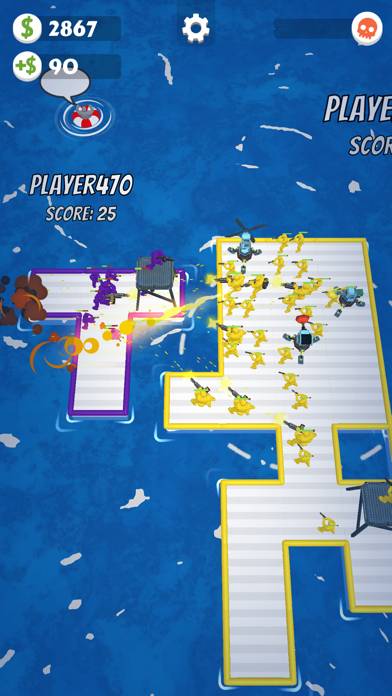 War of Rafts: Sea Battle Game Скриншот приложения #2
