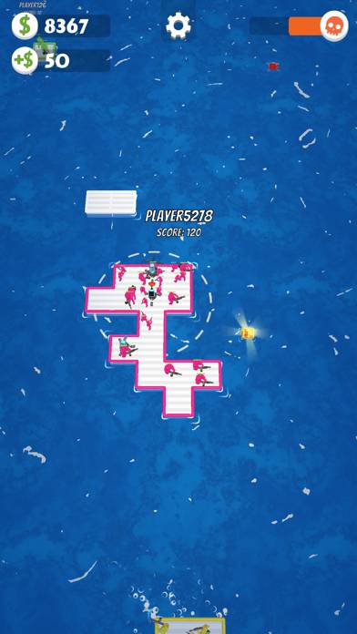 War of Rafts: Sea Battle Game Captura de pantalla de la aplicación #4
