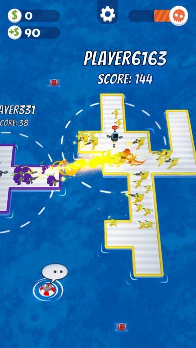 War of Rafts: Sea Battle Game Schermata dell'app #6