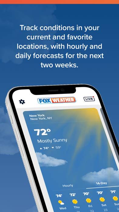 FOX Weather: Daily Forecasts App screenshot #2