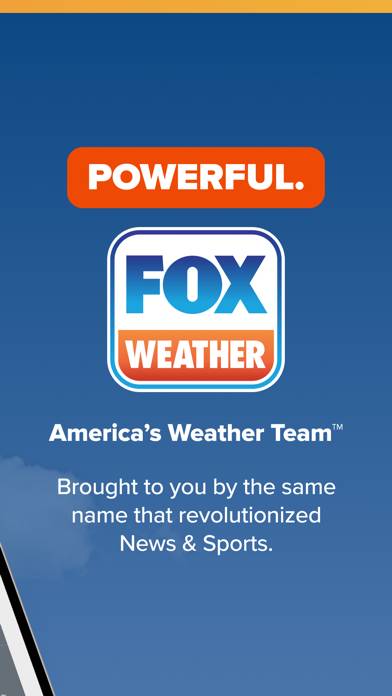 FOX Weather: Daily Forecasts App screenshot