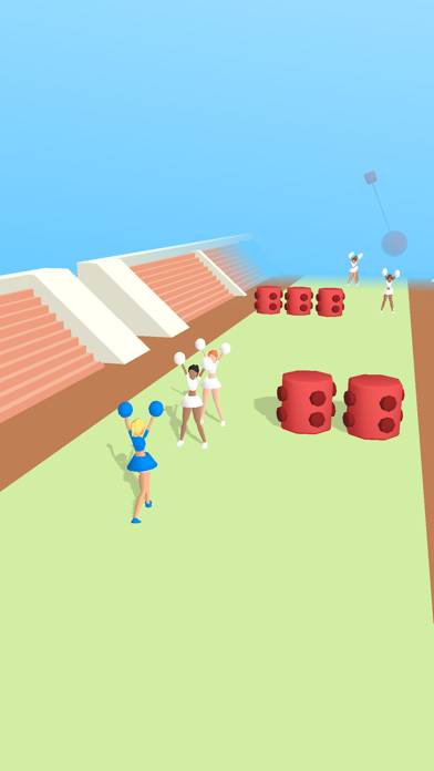 Cheerleader Run 3D Скриншот приложения #1