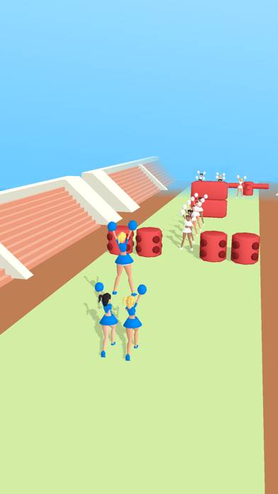 Cheerleader Run 3D Capture d'écran de l'application #2