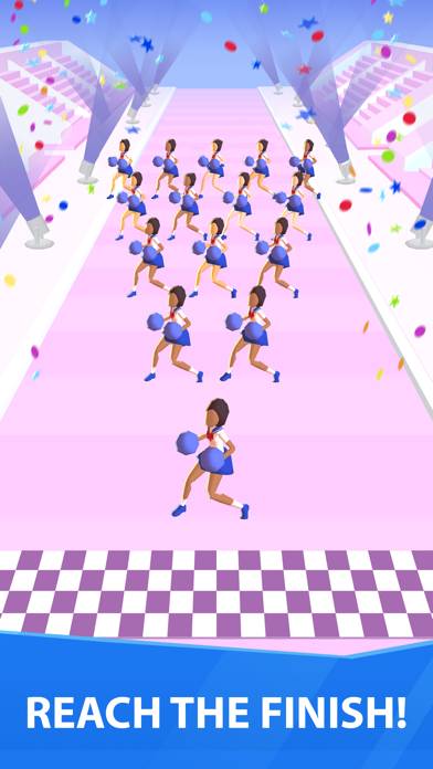 Cheerleader Run 3D Captura de pantalla de la aplicación #6