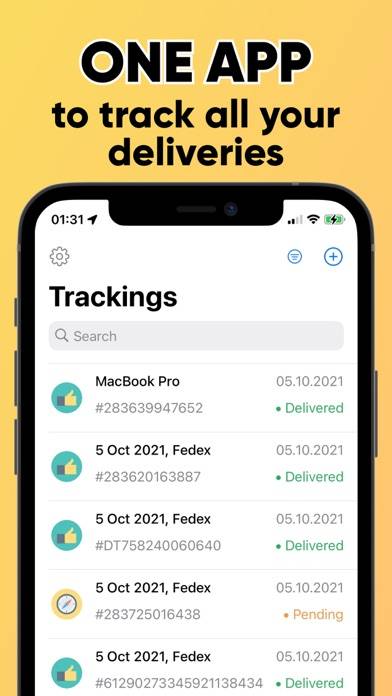 Package Tracker App – Parcel App screenshot #1