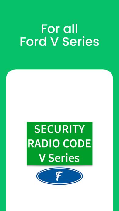 Ford V Radio Security Code screenshot #4