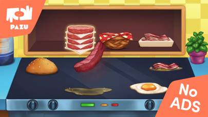 Burger Maker Kids Cooking Game Schermata dell'app #1