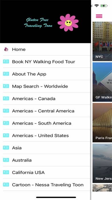 Traveling Toon Gluten Free App screenshot #2
