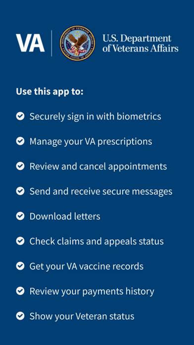 VA: Health and Benefits App screenshot #1