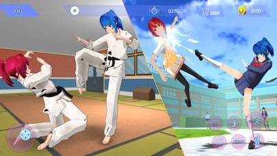 Anime High School Girls Sim 3D capture d'écran du jeu