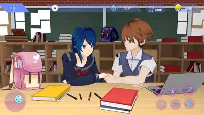 Anime High School Girls Sim 3D Capture d'écran de l'application #3
