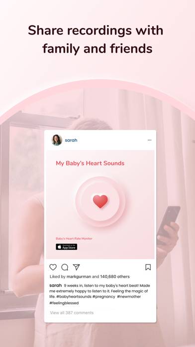 My Baby Heart Sounds App App skärmdump #4