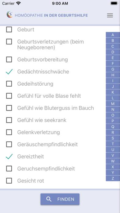 Homöopathie Hebammenalltag App screenshot #2