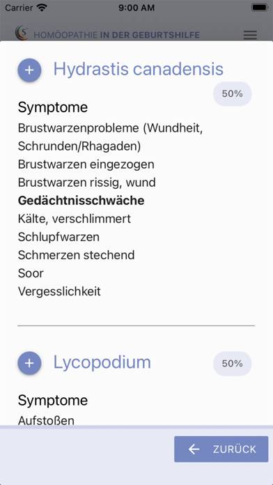 Homöopathie Hebammenalltag App screenshot #3