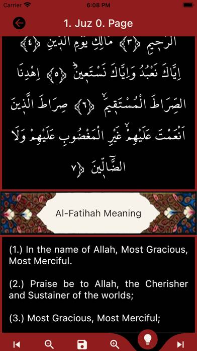 The Holy Quran and Means Pro App screenshot #4