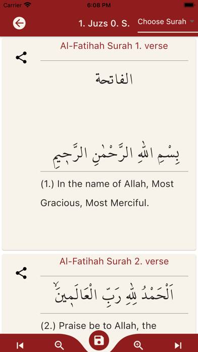 The Holy Quran and Means Pro App screenshot #5