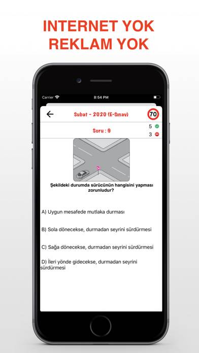 Ehliyet Sınav Sorular 2022 PRO Uygulama ekran görüntüsü #3