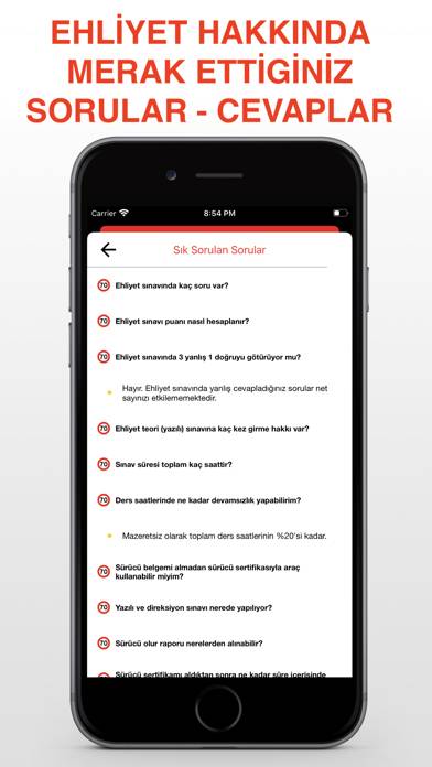 Ehliyet Sınav Sorular 2022 PRO App screenshot #5