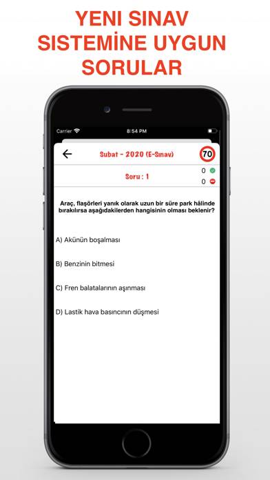 Ehliyet Sınav Sorular 2022 PRO App screenshot #6