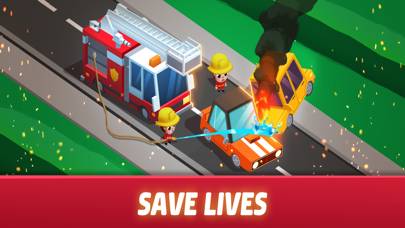 Idle Firefighter Tycoon: Save! App-Screenshot #4