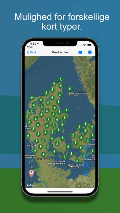 Vandringsleder i Danmark App skärmdump