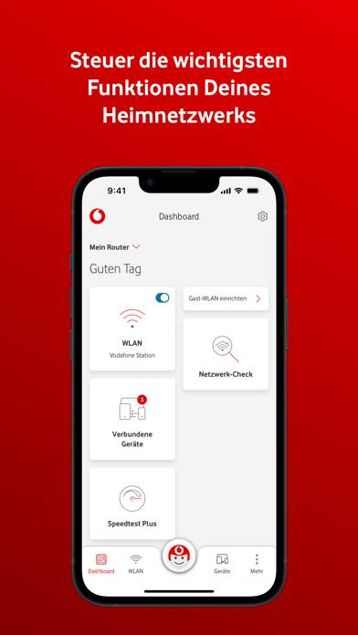 Vodafone SuperConnect Bildschirmfoto