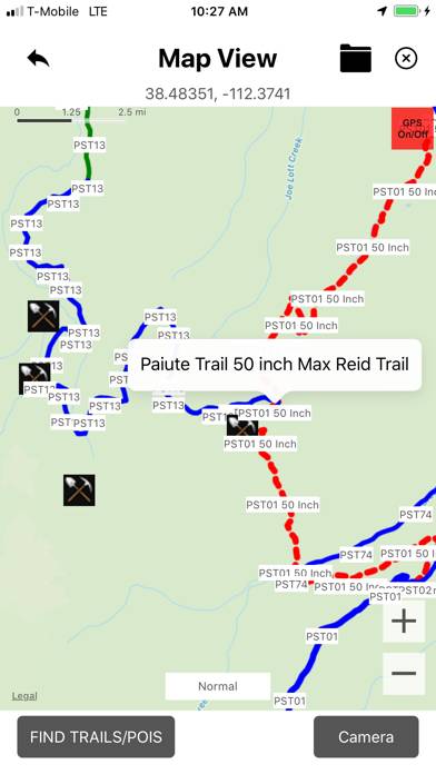 Paiute ATV OHV Trails App screenshot